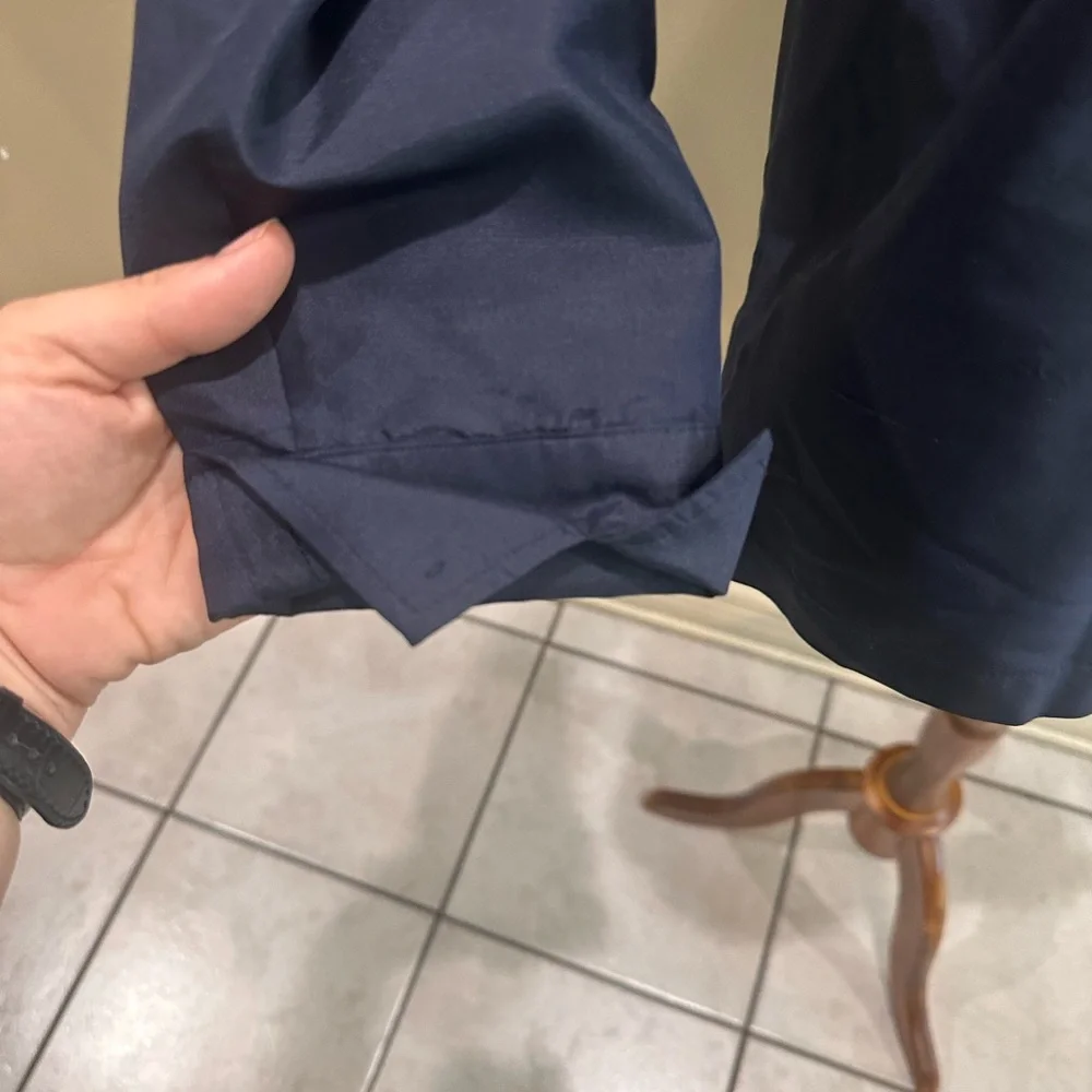 Talbots Midnight Blue Button Down Shirt - Picture 9 of 14